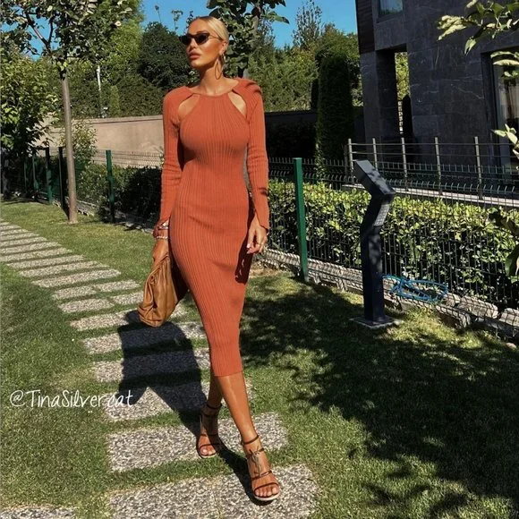 BLOGGER'S FAVE! Zara Cut Out Shoulder Knit Dress NWT BLOGGER'S FAVE! Zara Cut Out Shoulder Knit Dress NWT